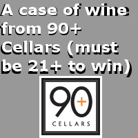 A case of wine from 90+ Cellars (must be 21+ to win)