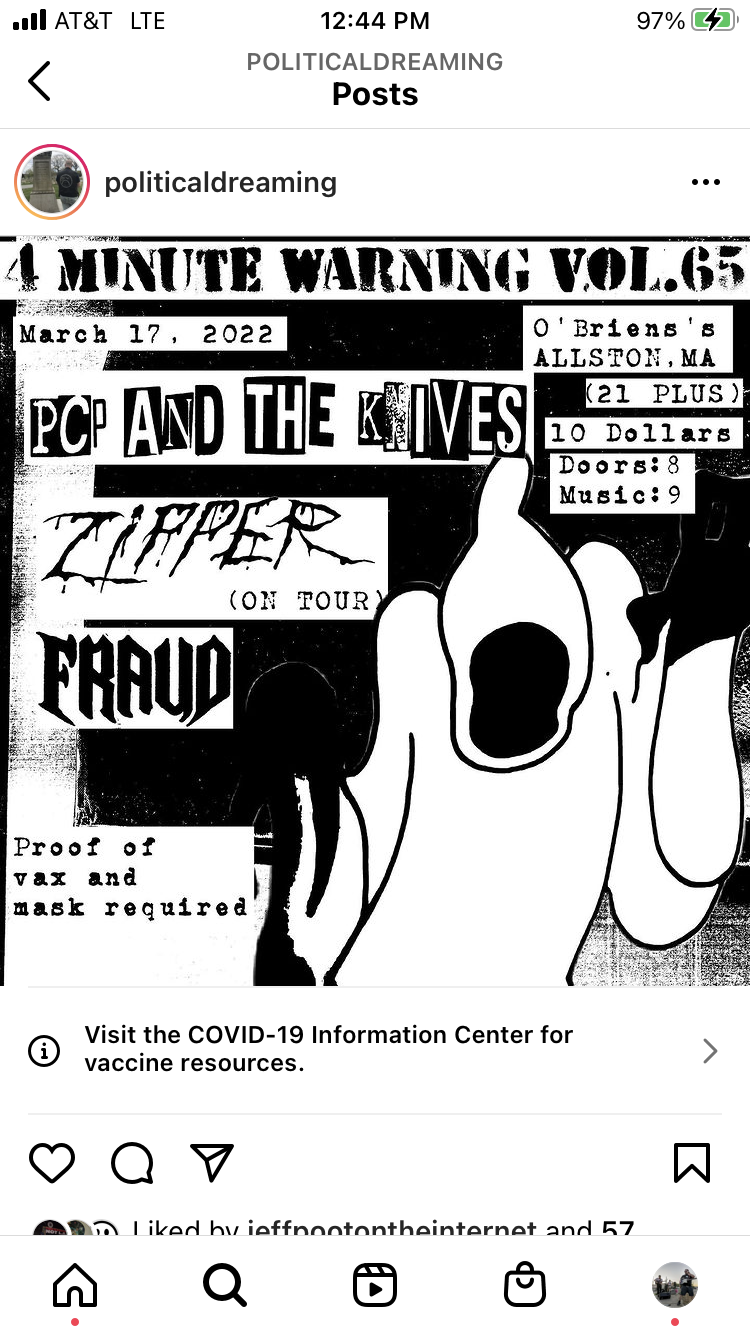 Picture of hooded ghoul with information listed in event